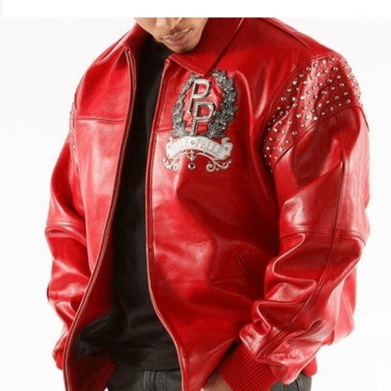 Pelle Pelle Live Like A King Red Leather Jacket