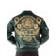 Pelle Pelle Mens Eye On The Prize Green Leather Jacket