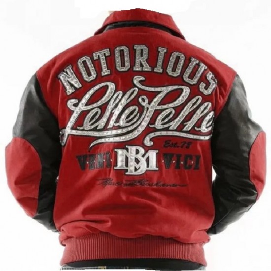 Pelle Pelle Notorious Red Varsity Jacket