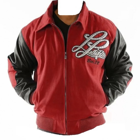 Pelle Pelle Notorious Red Varsity Jacket