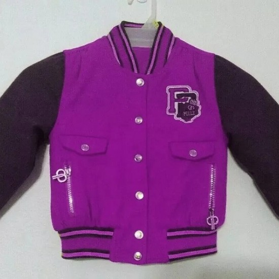 Pelle Pelle Purple Varsity Jacket