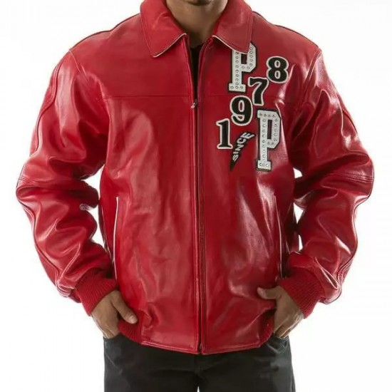 Pelle Pelle Red Come Out Fighting Jacket