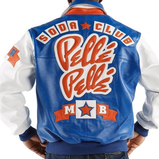 Pelle Pelle Soda Club Blue Leather Jacket