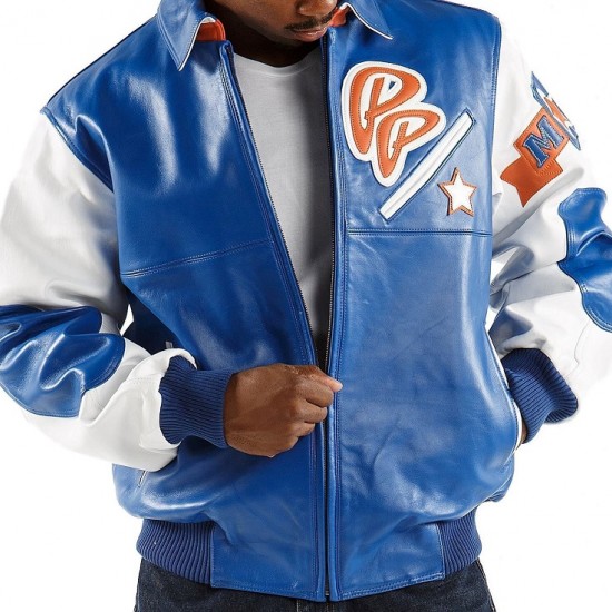 Pelle Pelle Soda Club Blue Leather Jacket