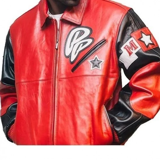 Pelle Pelle Soda Club Red And Black Jacket