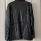 Pelle Pelle Unisex Black Leather Blazer