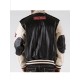 Pelle Pelle Varsity Biker Blackivory Plush Jacket