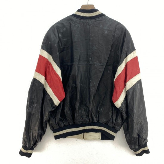 Pelle Pelle Vintage Marc Buchanan Black Full Zip Jacket