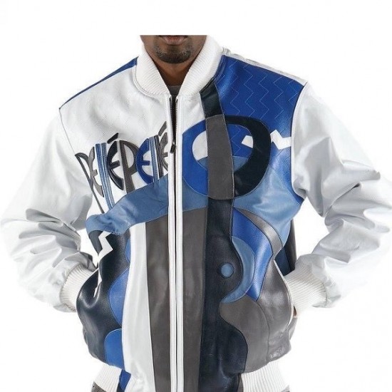 Pelle Pelle White Plush Picasso Jacket