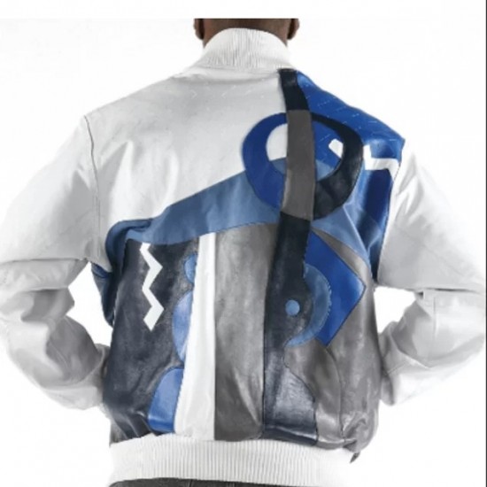 Pelle Pelle White Plush Picasso Jacket