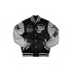 Pelle Pelle World Famous Black With Grey Varsity Jacket