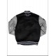 Pelle Pelle World Famous Black With Grey Varsity Jacket