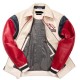 Pelle Pelle World Famous Soda Club Cream Red Leather Jacket