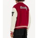 Pop Smoke LV Dreaming Red Varsity Jacket