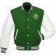 Pot Leaf Weed Cannabis Rastafarian High Times Green Varsity Jacket