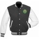 Pot Leaf Weed Cannabis Rastafarian High Times Grey Varsity Jacket