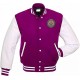 Pot Leaf Weed Cannabis Rastafarian High Times Purple Varsity Jacket