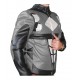 Power Ranger RPM Motorcycle Grey Look Leather Jacket