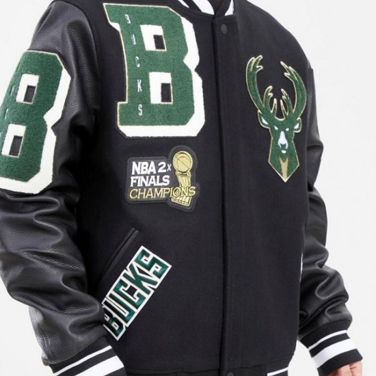 Pro Standard Milwaukee Bucks Varsity Jacket