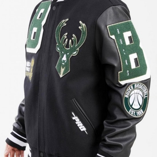 Pro Standard Milwaukee Bucks Varsity Jacket