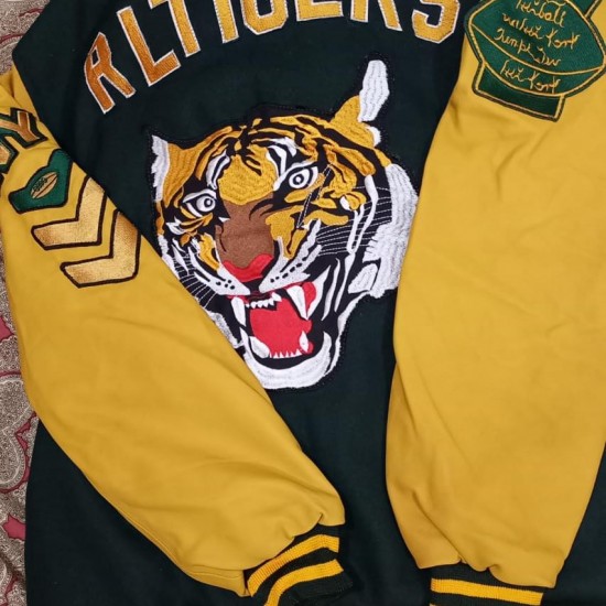 RL Tigers Polo Ralph Lauren RRL Rugby Letterman Jacket