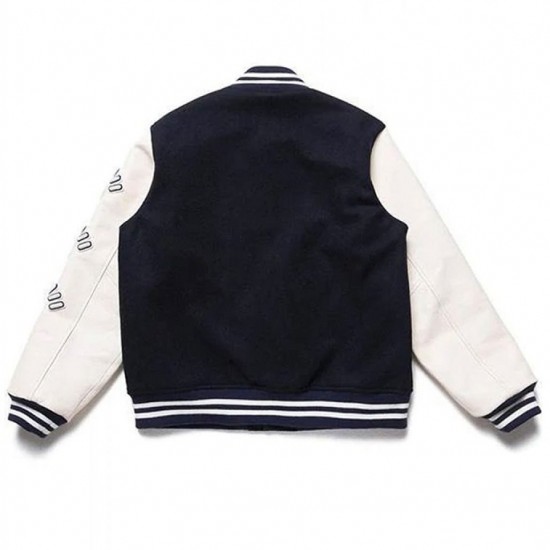 Race Human Made Letterman Black and White Jacket