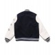 Race Human Made Letterman Black and White Jacket