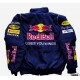 Red Bull Embroidered Blue Nascar Vintage Jacket