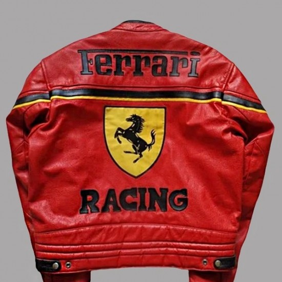 Red Ferrari Racing Jacket