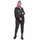 Riverdale Pretty Poisons Skull Kiss Girls Black Leather Jacket