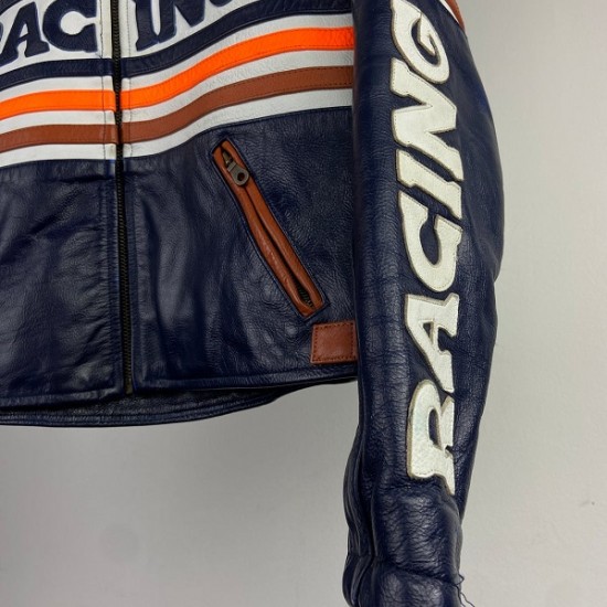 Roadmans 90s Leather Motorbike Jacket