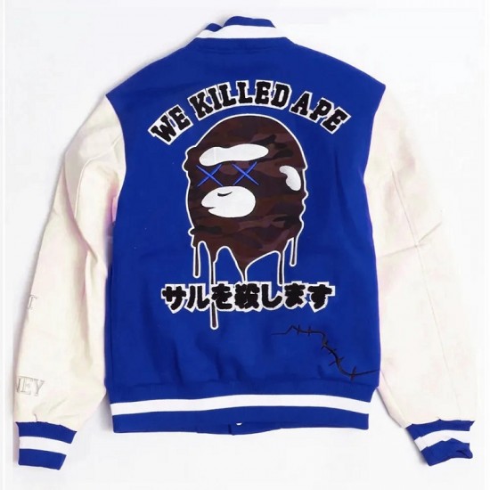 Robert Phillipe We Killed Ape Varsity Jacket