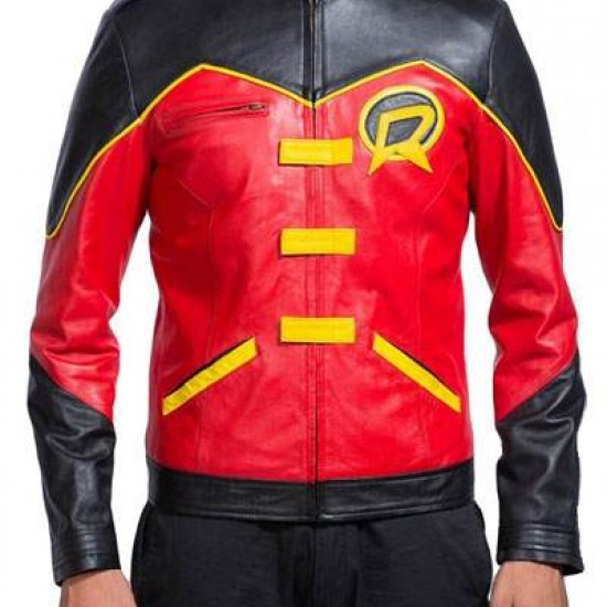 Robin Tim Drake Cosplay Leather Jacket