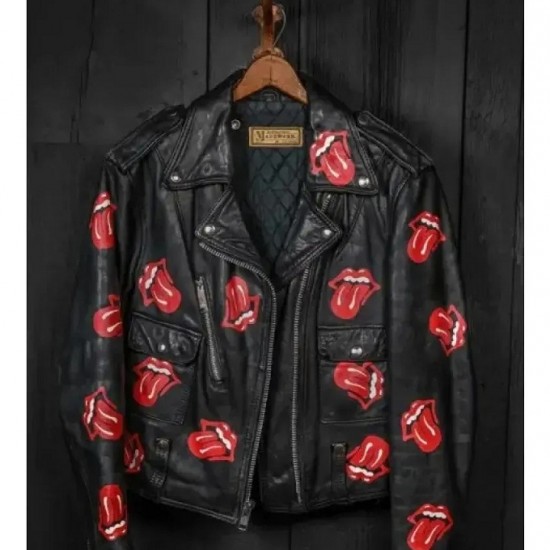 Rolling Stones Fraser Wilson Leather Jacket