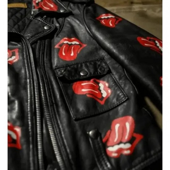 Rolling Stones Fraser Wilson Leather Jacket