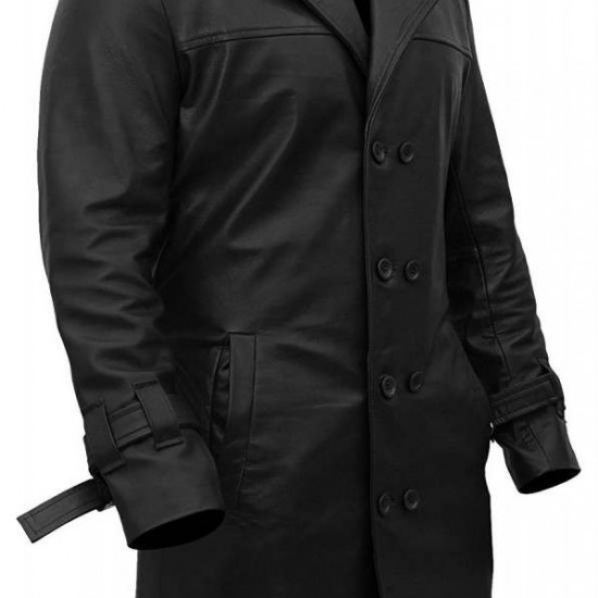 Rorschach Watchmen Leather Costume Trench Coat