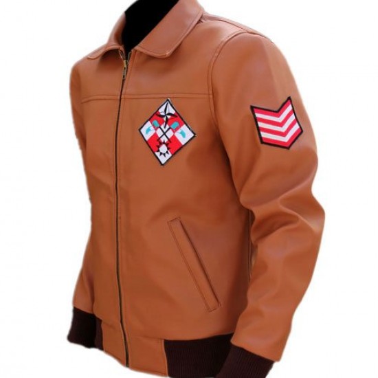 Ryo Hazuki Shenmue III Bomber Brown Leather Jacket