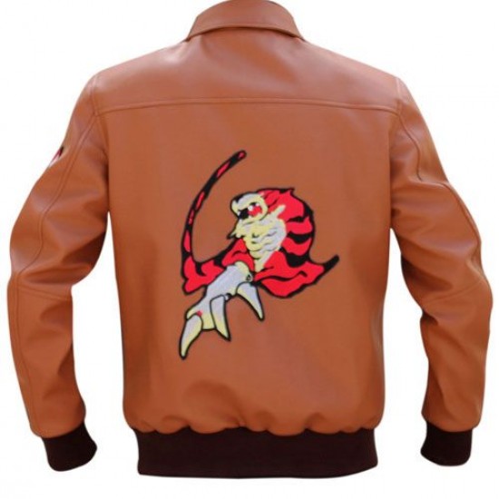 Ryo Hazuki Shenmue III Bomber Brown Leather Jacket