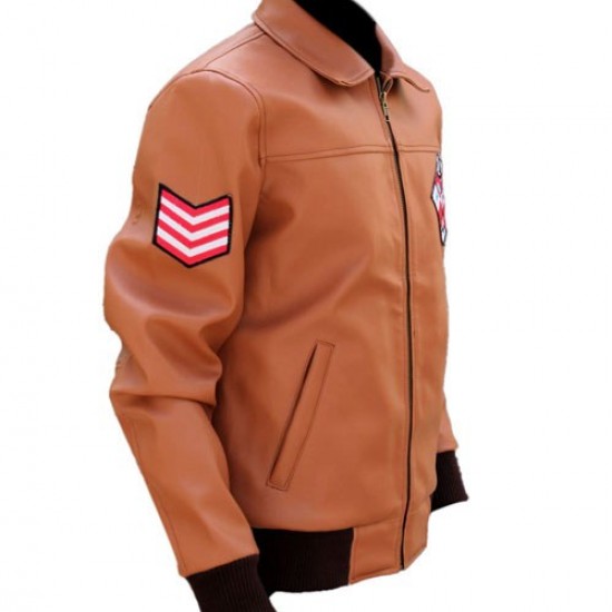 Ryo Hazuki Shenmue III Bomber Brown Leather Jacket