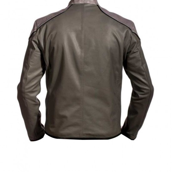 Shazam Captain Logo Leather Jacket