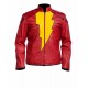 Shazam Captain Logo Leather Jacket