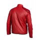 Shazam Captain Logo Leather Jacket