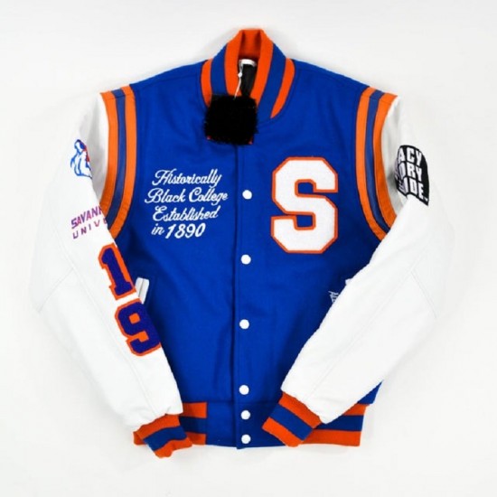 Savannah State University Motto 2.0 Varsity Jacket