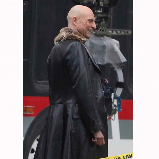 Shazam Dr Thaddeus Sivana Leather Coat           