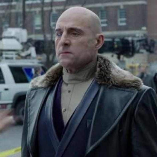 Shazam Dr Thaddeus Sivana Leather Coat           