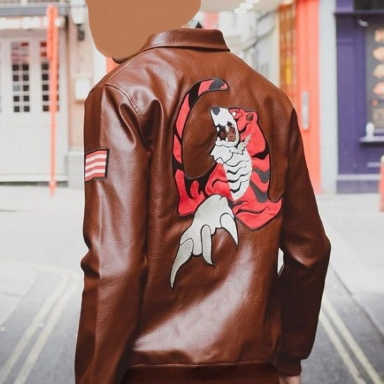 Shenmue Ryo Hazuki Logo Leather Jacket