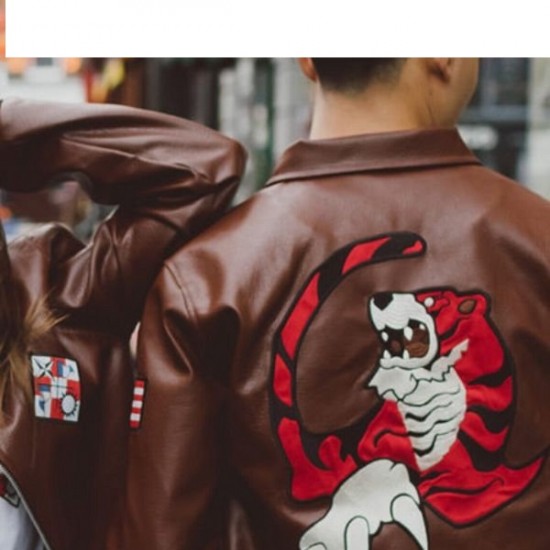 Shenmue Ryo Hazuki Logo Leather Jacket