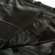 Side Laces Motorcycle Biker Riding Lambskin Vest