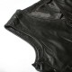 Side Laces Motorcycle Biker Riding Lambskin Vest