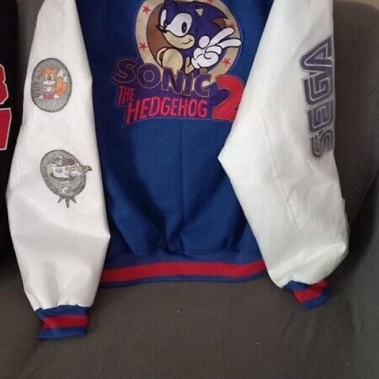 Sonic The Hedgehog Varsity Letterman Jacket